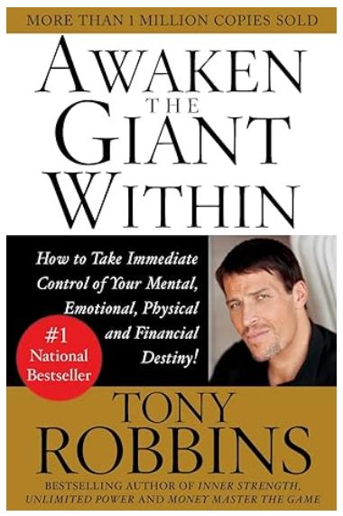 awaken the giant within, tony robbins, national bestseller, book for success