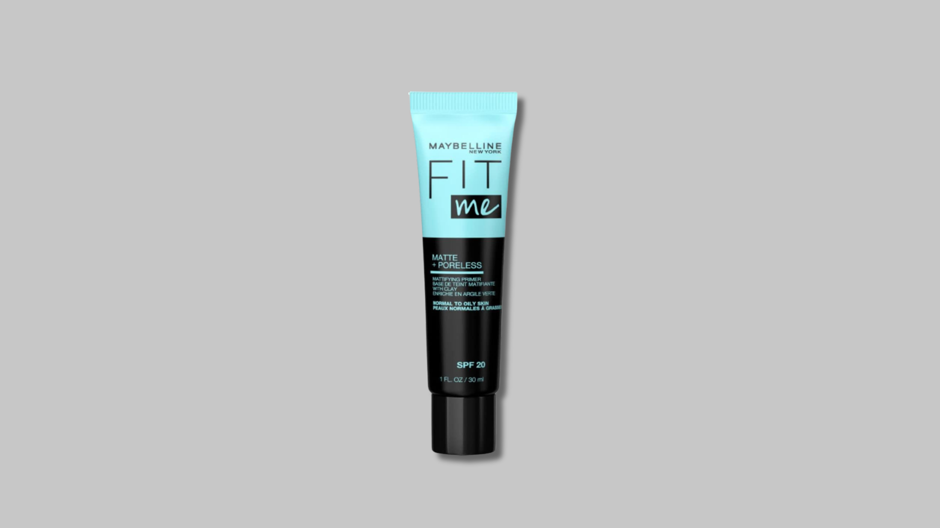 Maybelline New York Primer, With SPF20, Long-lasting & Mattifying, Matte Finish, For Normal to Oily Skin, Fit Me Matte + Poreless, 30ml