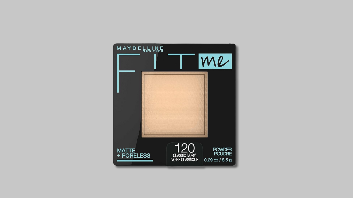 Maybelline New York Fit Me Matte & Poreless Pressed Powder - Classic Ivory 120,0.29 Ounce